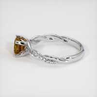 1.02 Ct. Gemstone Ring, 18K White Gold 2