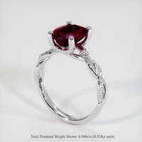 Ruby Ring 3.02 Ct., 18K White Gold Preview