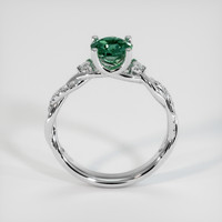 1.12 Ct. Bi Color Sapphire Ring, 18K White Gold 3