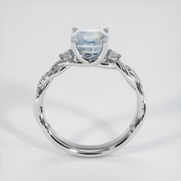 2.76 Ct. Bi Color Sapphire Ring, 18K White Gold 3
