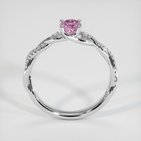 0.60 Ct. Sapphire Ring, 18K White Gold 3