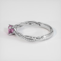 0.60 Ct. Sapphire Ring, 18K White Gold 4