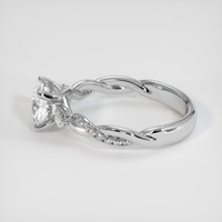 1.54 Ct. White Sapphire Ring, 18K White Gold 4