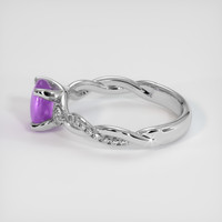 1.58 Ct. Sapphire Ring, 18K White Gold 4