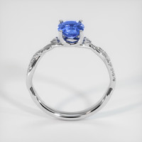 1.24 Ct. Blue Sapphire Ring, 18K White Gold 3