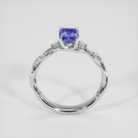 1.58 Ct. Bluish Purple Sapphire Ring, 18K White Gold 3
