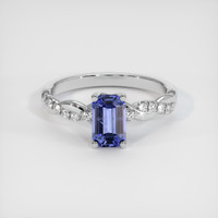 1.45 Ct. Sapphire Ring, 18K White Gold 1