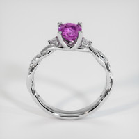 1.67 Ct. Purple Sapphire Ring, 18K White Gold 3