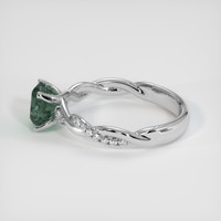 1.74 Ct. Sapphire Ring, 18K White Gold 4