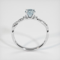 1.25 Ct. Sapphire Ring, 18K White Gold 3