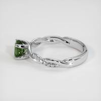 1.28 Ct. Sapphire Ring, 18K White Gold 4