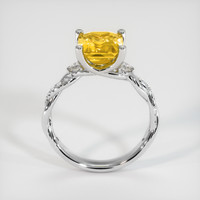 3.02 Ct. Sapphire Ring, 18K White Gold 3