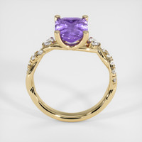 2.67 Ct. Purple Spinel Ring, 10K Yellow Gold 3