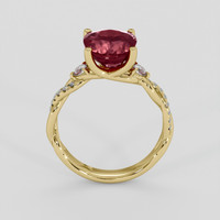 4.02 Ct. Ruby Ring, 10K Yellow Gold 3