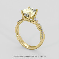 2.41 Ct. Yellow Sapphire Ring, 10K Yellow Gold 2