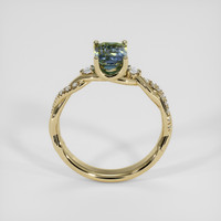 1.24 Ct. Bi Color Sapphire Ring, 10K Yellow Gold 3