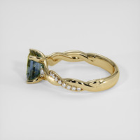 1.24 Ct. Bi Color Sapphire Ring, 10K Yellow Gold 4