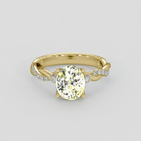 2.48 Ct. Yellow Sapphire Ring, 10K Yellow Gold 1