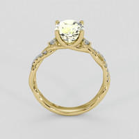 2.48 Ct. Yellow Sapphire Ring, 10K Yellow Gold 3