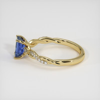 1.52 Ct. Bi Color Sapphire Ring, 10K Yellow Gold 4