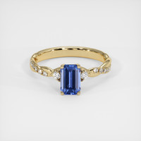 1.72 Ct. Blue Sapphire Ring, 10K Yellow Gold 1