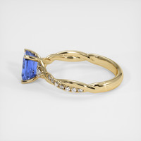 1.72 Ct. Blue Sapphire Ring, 10K Yellow Gold 4