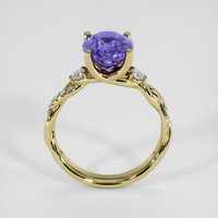 3.58 Ct. Color Change Sapphire Ring, 10K Yellow Gold 3