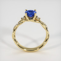 1.06 Ct. Blue Sapphire Ring, 10K Yellow Gold 3