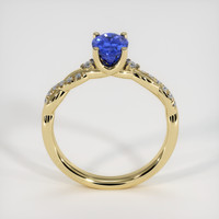 1.07 Ct. Blue Sapphire Ring, 10K Yellow Gold 3