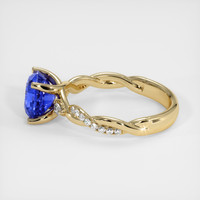 3.24 Ct. Sapphire Ring, 14K Yellow Gold 4