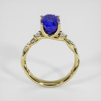 3.54 Ct. Color Change Sapphire Ring, 14K Yellow Gold 3