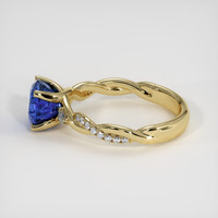 2.58 Ct. Sapphire Ring, 14K Yellow Gold 4