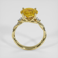 2.56 Ct. Yellow Citrine Ring, 14K Yellow Gold 3