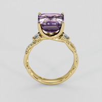 4.51 Ct. Bi Color Ametrine Ring, 14K Yellow Gold 3