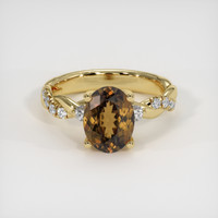 2.82 Ct. Gemstone Ring, 14K Yellow Gold 1