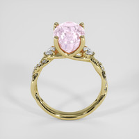 5.11 Ct. Pink Kunzite Ring, 14K Yellow Gold 3