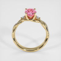 1.74 Ct. Padparadscha Sapphire Ring, 14K Yellow Gold 3