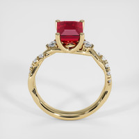 2.69 Ct. Ruby Ring, 14K Yellow Gold 3