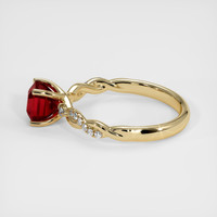 1.65 Ct. Ruby Ring, 14K Yellow Gold 4