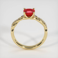 1.12 Ct. Ruby Ring, 14K Yellow Gold 3