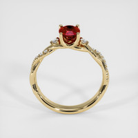 1.06 Ct. Ruby Ring, 14K Yellow Gold 3