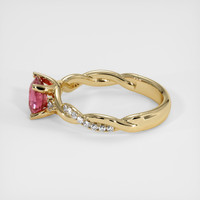 1.30 Ct. Sapphire Ring, 14K Yellow Gold 4