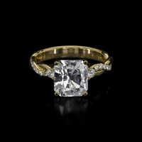 2.44 Ct. Sapphire Ring, 14K Yellow Gold 1