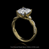 2.44 Ct. Sapphire Ring, 14K Yellow Gold 2