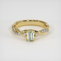 0.32 Ct. Sapphire Ring, 14K Yellow Gold 1