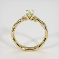 0.32 Ct. Sapphire Ring, 14K Yellow Gold 3