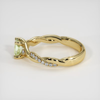 0.32 Ct. Sapphire Ring, 14K Yellow Gold 4