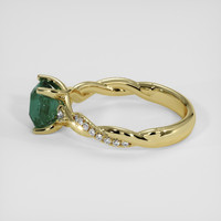 1.62 Ct. Green Sapphire Ring, 14K Yellow Gold 4
