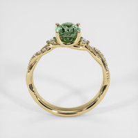 2.09 Ct. Green Sapphire Ring, 14K Yellow Gold 3