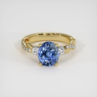 2.49 Ct. Sapphire Ring, 14K Yellow Gold 1